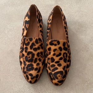 Madewell Frances Loafer in Leopard Calf Hair